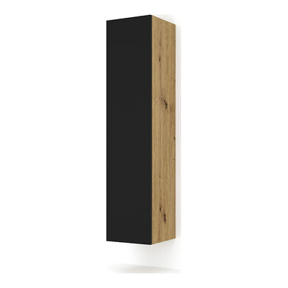 Szafka wisząca MINIMAL 150 Dąb Artisan + Czarny Mat