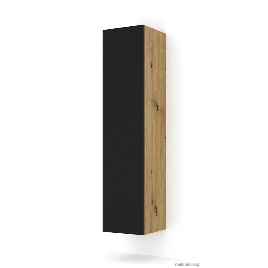 Szafka wisząca MINIMAL 150 Dąb Artisan + Czarny Mat