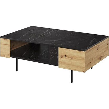 Stolik kawowy MARMO MR-07 Dąb Artisan + San Sebastian