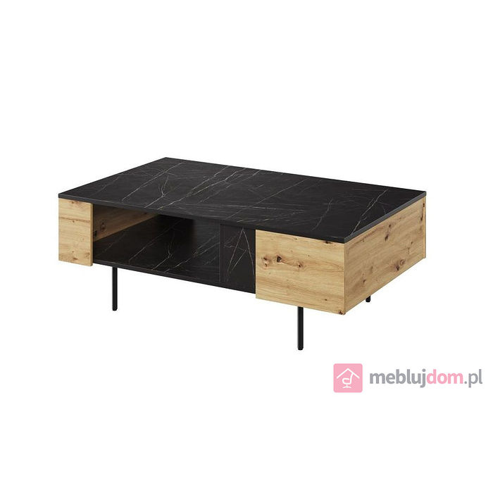 Stolik kawowy MARMO MR-07 Dąb Artisan + San Sebastian