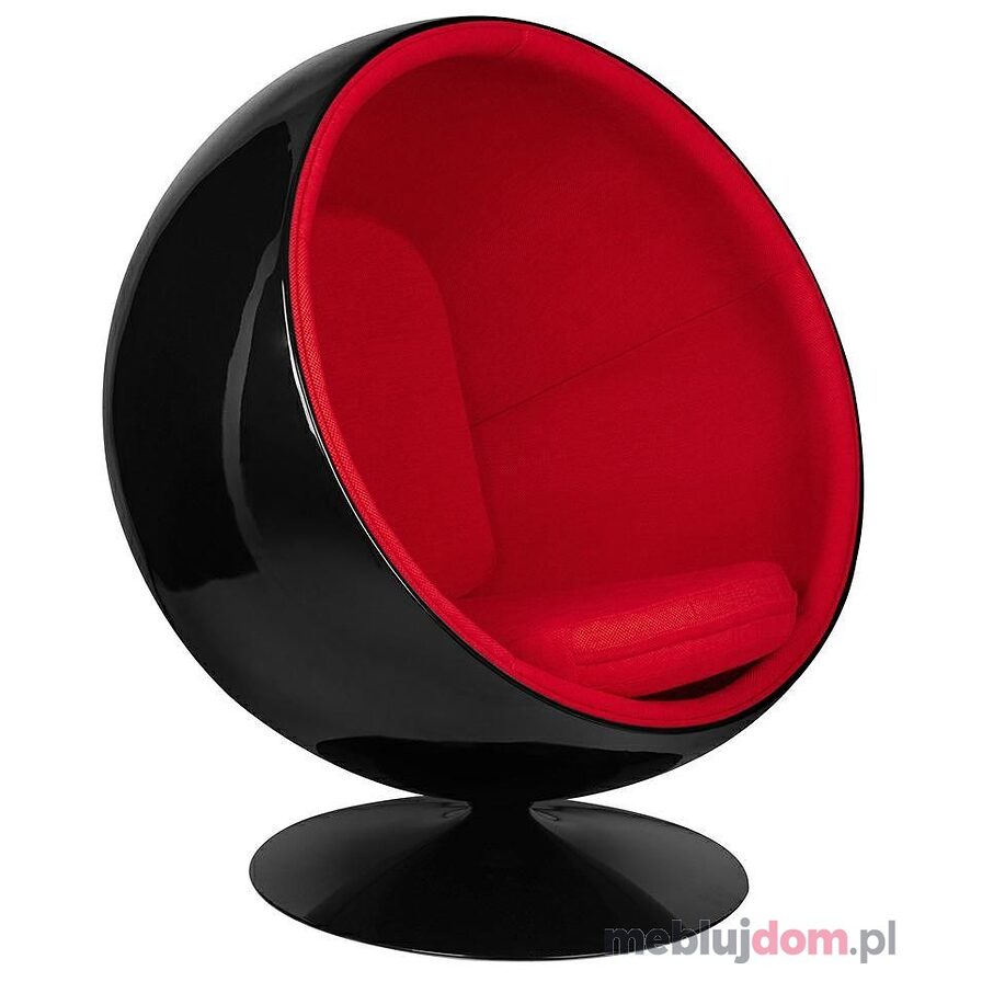 Fotel BALL Czerwony