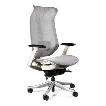 Fotel ergonomiczny FOCUS Unique biały siatka